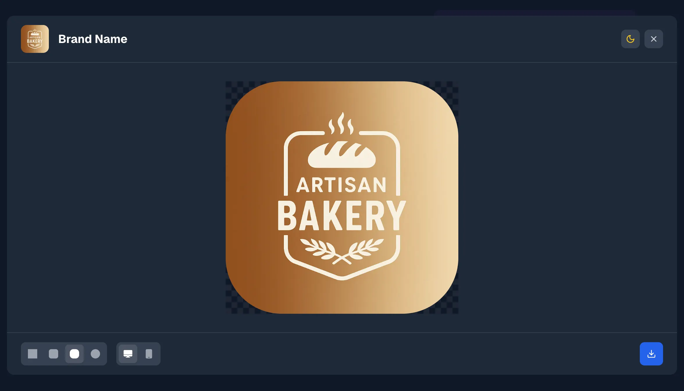 Logo preview and download-ChatLogo